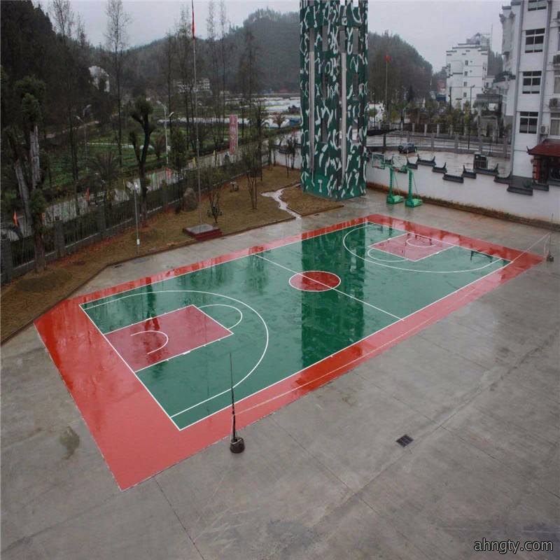 篮球场施工