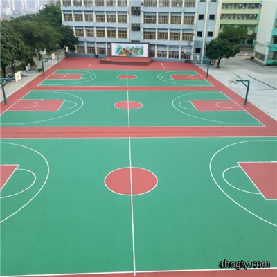 羽毛球场施工