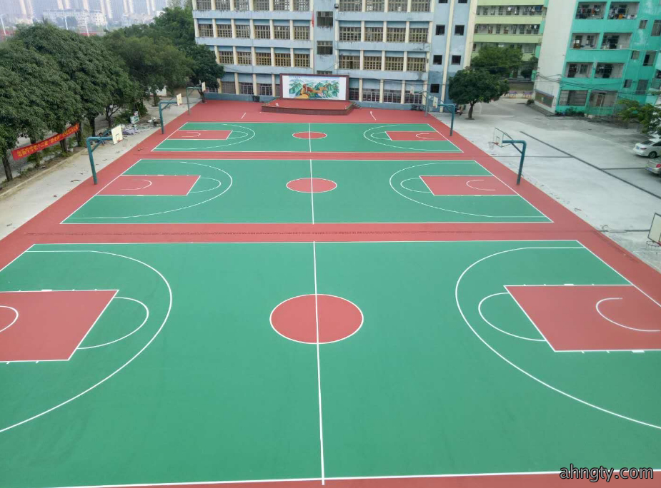 羽毛球场施工