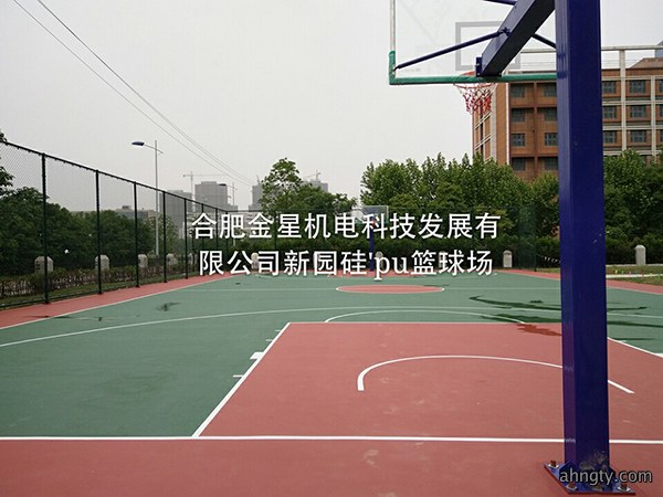 新园硅pu篮球场