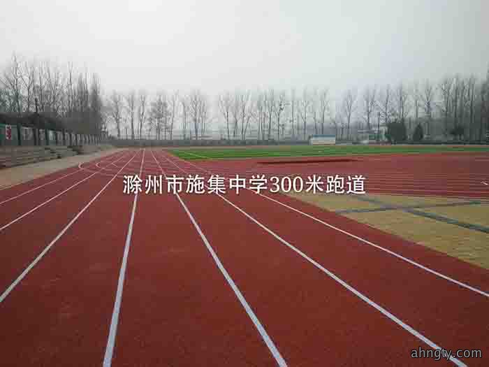 滁州市施集中学300跑道