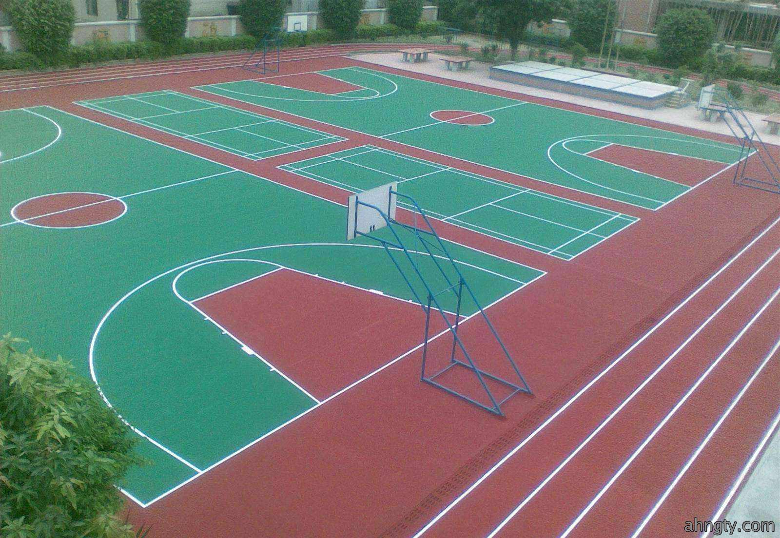 篮球场施工